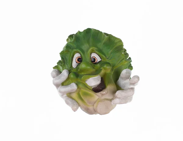 Swamp Monster Toy Isolated White Background — Stockfoto