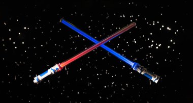 laser sword in outer space