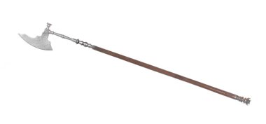 Halberd Beyaz Arkaplanda İzole Edildi