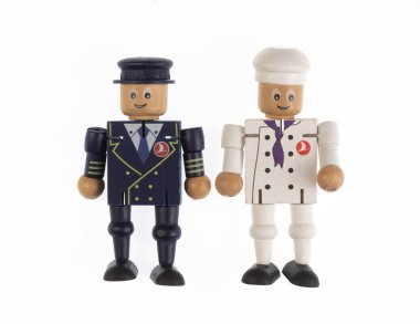 beyaz arka plan üzerinde izole denizci oyuncak