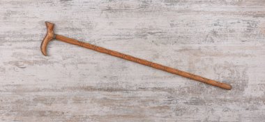 wooden sticks for walking isolated