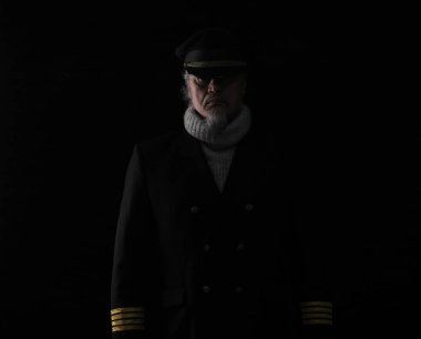 portrait of an old bearded ship captain