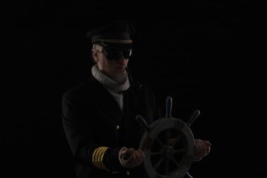 portrait of an old bearded ship captain