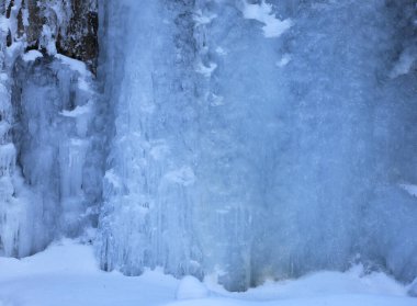 background frozen ice blue wall