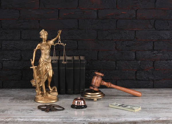 Понятие Закона Темис Судебная Болтовня — стоковое фото