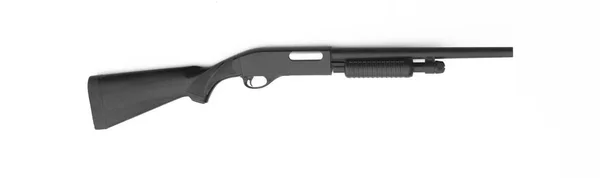 Pistolet Karabin Strzelba Odizolowana Białym Tle — Zdjęcie stockowe