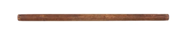 Vintage Wooden Cane Isolated White Background — Stock Photo, Image