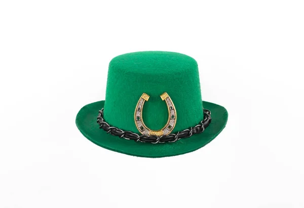 Patricks Dag Grön Irländsk Hatt — Stockfoto