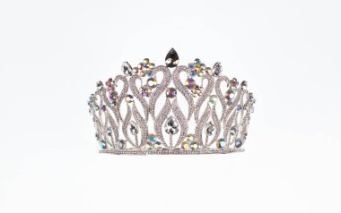 Kristal Veliaht Prenses beyaz arka planda izole