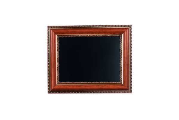 Чорна Класична Рамка Картини Ізольована Білому Фоні — стокове фото