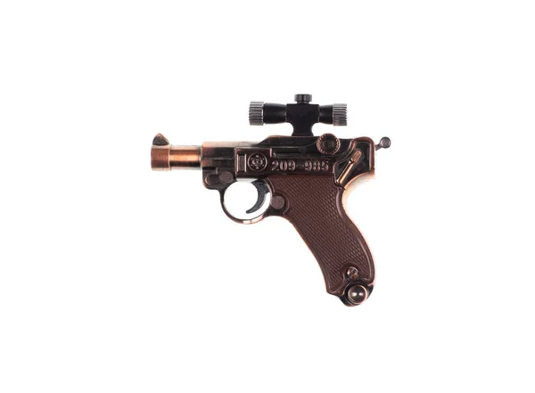 Револьвер Светлее Изолирован Белом Фоне — стоковое фото