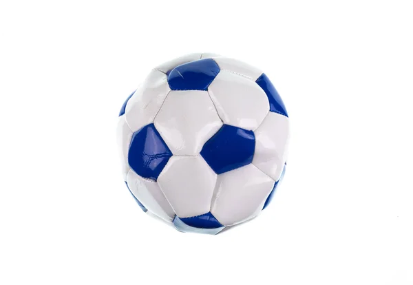 Deflated Soccer Ball Isolated White Background — Stock Photo, Image