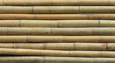 kahverengi arkaplan ve ahşap desenli bambu çit