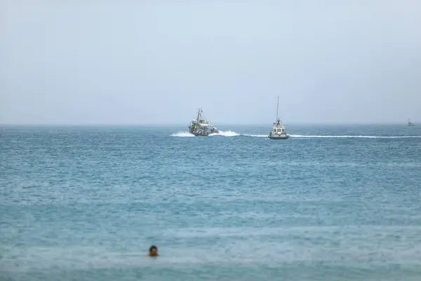 Security Boats Duty Sea — Stock Photo, Image