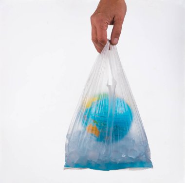 Dünya bir plastik torba