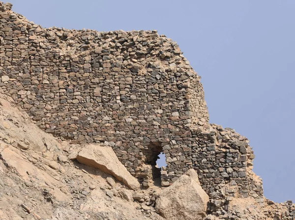 Salah El DIN Castle Körfez of Aqaba, Kızıldeniz, Taba, Mısır'daki Farun adada