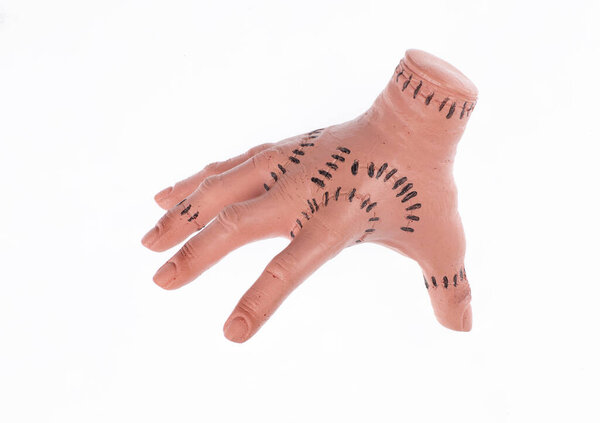 Halloween scary Hand Thing isolated on white background