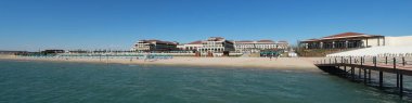 Aktau, Kazakistan, Rixos Oteli - 17 Ağustos 2020: Mimari Yazlık Otel