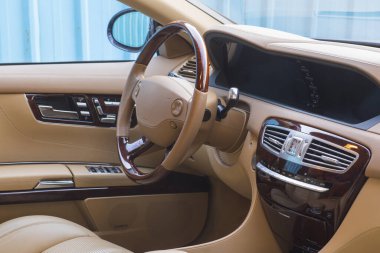 turuncu deri iç döşeme