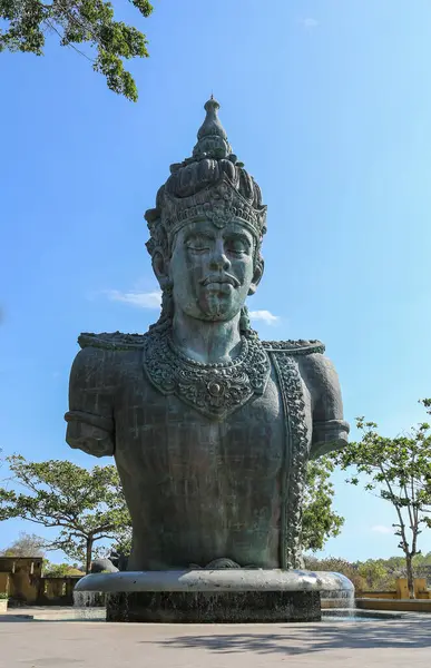 Balinese Traditional Symbol Hindu Religion Statue Entrance Garuda Wisnu Kencana Stock Image