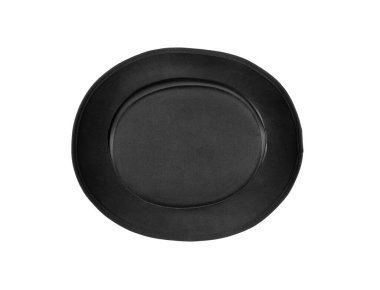 Beyaz arkaplanda izole edilmiş siyah klasik şapka