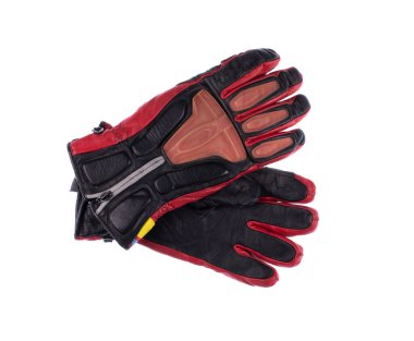 Beyaz arka plan üzerinde izole Kayak eldiven