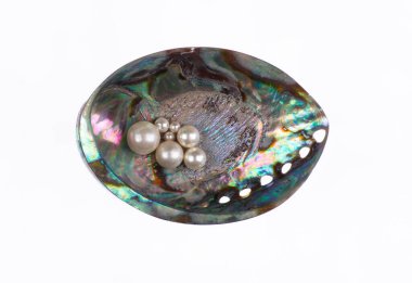 İnci gibi parlayan deniz kabuğunun anası, inciler (in bembeyaz) e bürünmüştür.