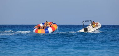 Mısır, Rixos Alamein, 28 Ağustos 2024: Denizde su gezintisi cazibesi