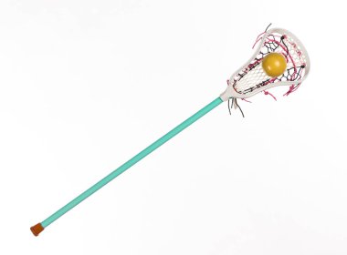 lakros çubuğu beyaz arkaplanda izole edildi