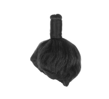 sumo güreşçisi peruğu beyaz arkaplanda izole