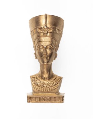 Kleopatra biblosu beyaz arkaplanda izole edildi