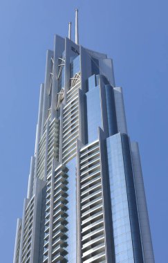 Birleşik Arap Emirlikleri, Dubai, 20 Kasım 2024: Dubai 'deki yüksek binaların manzarası