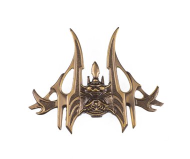 Beyaz arka planda izole edilmiş İskandinav asası