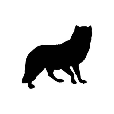 Dog icon. Simple style animal welfare association poster background symbol. Dog brand logo design element. Dog t-shirt printing. Vector for sticker.