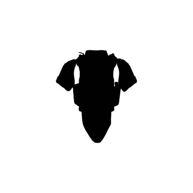 Bulletproof icon. Simple style notifying the police poster background symbol. Bulletproof brand logo design element. Bulletproof t-shirt printing. Vector for sticker.