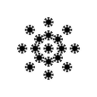 Snow icon. Simple style Christmas holiday poster background symbol. Snow brand logo design element. T-shirt printing. Vector for sticker.