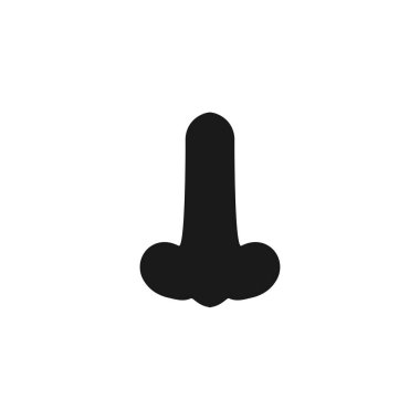 Dildo icon. Simple style erotic shop big sale poster background symbol. Dildo brand logo design element. Dildo t-shirt printing. Vector for sticker.