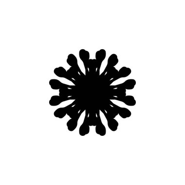 Kar ikonu. Basit bir stil mağazası kış büyük satış poster sembolü. Kar markası logo tasarım elemanı. Kar tişörtü baskısı. Çıkartma için vektör.