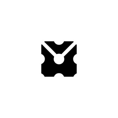 İleti simgesi. Basit tarz teslimat poster arkaplan sembolü. Mesaj markası logo tasarım elemanı. Mesaj tişörtü baskısı. Çıkartma için vektör.