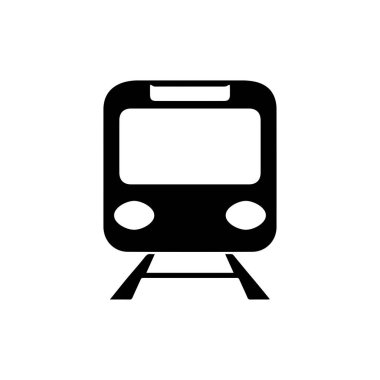 Subway icon. Simple style subway ticket sale poster background symbol. Subway brand logo design element. Subway t-shirt printing. vector for sticker.