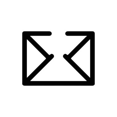 E- posta simgesi. Basit stil e-posta satış poster arkaplan sembolü. E-posta marka logo tasarım elemanı. E-posta tişört baskısı. Çıkartma için vektör.