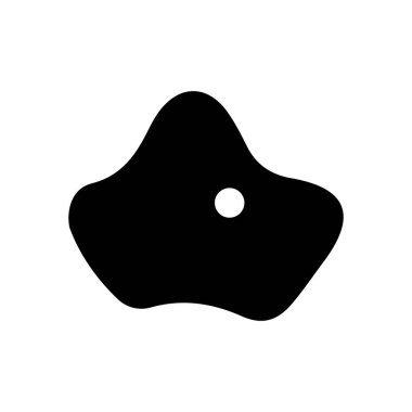 Köpek ikonu. Basit bir evcil hayvan dükkanı büyük satış afişi. Köpek markası logo tasarım elemanı. Köpek tişörtü baskısı. Çıkartma için vektör.