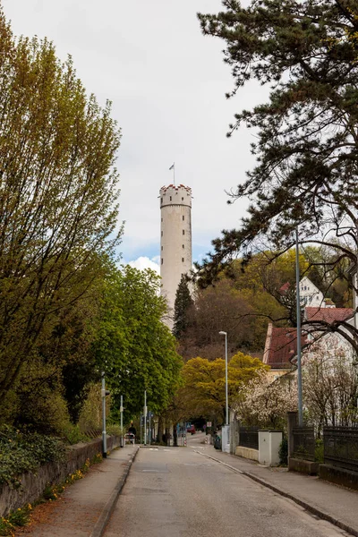 Aslen Michael Yakınlarındaki Beyaz Kule Olarak Adlandırılan Mehlsack Ravensburg 1425 — Stok fotoğraf
