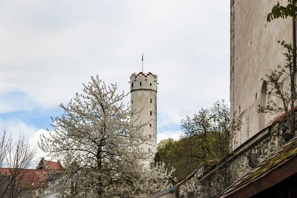 Mehlsack Pierwotnie Nazywany Białą Wieżą Pobliżu Michała Jest Warowną Wieżą — Zdjęcie stockowe