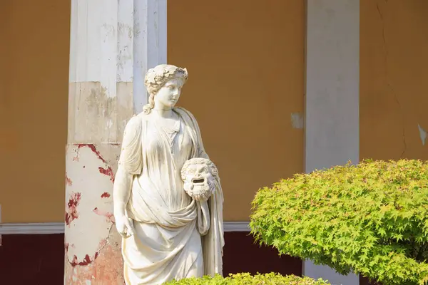 Antiga Villa Imperatriz Sissi Achilleion Ilha Corfu Grécia Corfu 2023 Imagem De Stock