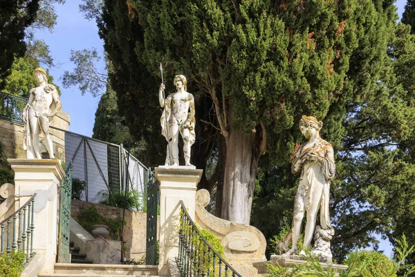 stock image Former villa of Empress Sissi Achilleion on the island of Corfu, Greece, Corfu, 24.10.2023