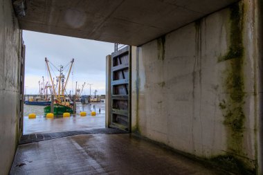 Fırtınalı bir günde, Hollanda, Den Helder, Den Helder, 24.3.2024