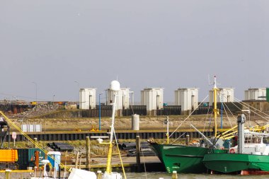 Fırtınalı bir günde, Hollanda, Den Helder, Den Helder, 24.3.2024