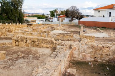 Paphos, Yunanistan, Paphos Arkeoloji Parkındaki Antik Kalıntılar, 20.11.2024