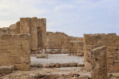 Paphos, Yunanistan, Paphos Arkeoloji Parkındaki Antik Kalıntılar, 20.11.2024